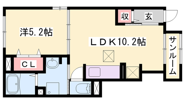 メゾンアルテミスの物件間取画像